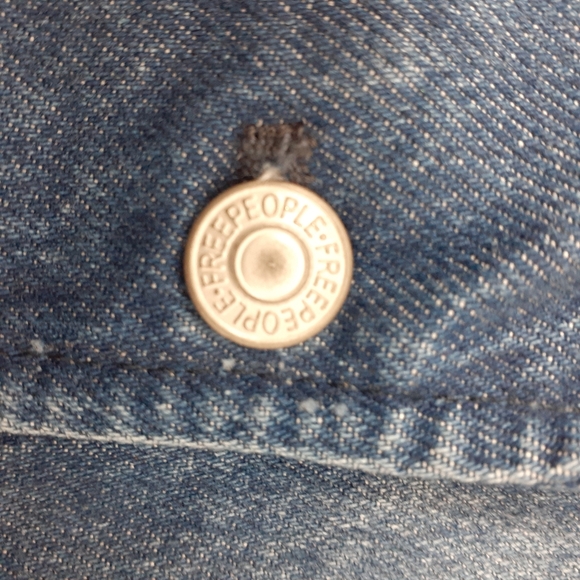 Free People Now or Never Long Sleeve Denim Jacket - Picture 6 of 9